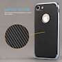 Apple iPhone 7 Carbon Fibre TPU + PC Gel Case - Gun Metal