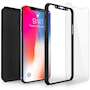 Caseflex iPhone X Shockproof Hybrid 360 With Glass Screen Protector - Black