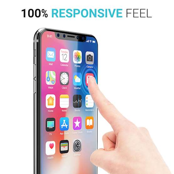 Apple iPhone X Tempered Glass Screen Protectors - Twin Pack