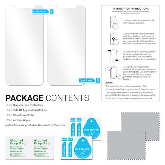 iPhone X Glass Screen Protector - Single