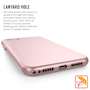 iPhone 8 PC Hybrid Case W/ Tempered Glass Cover - Rose Gold