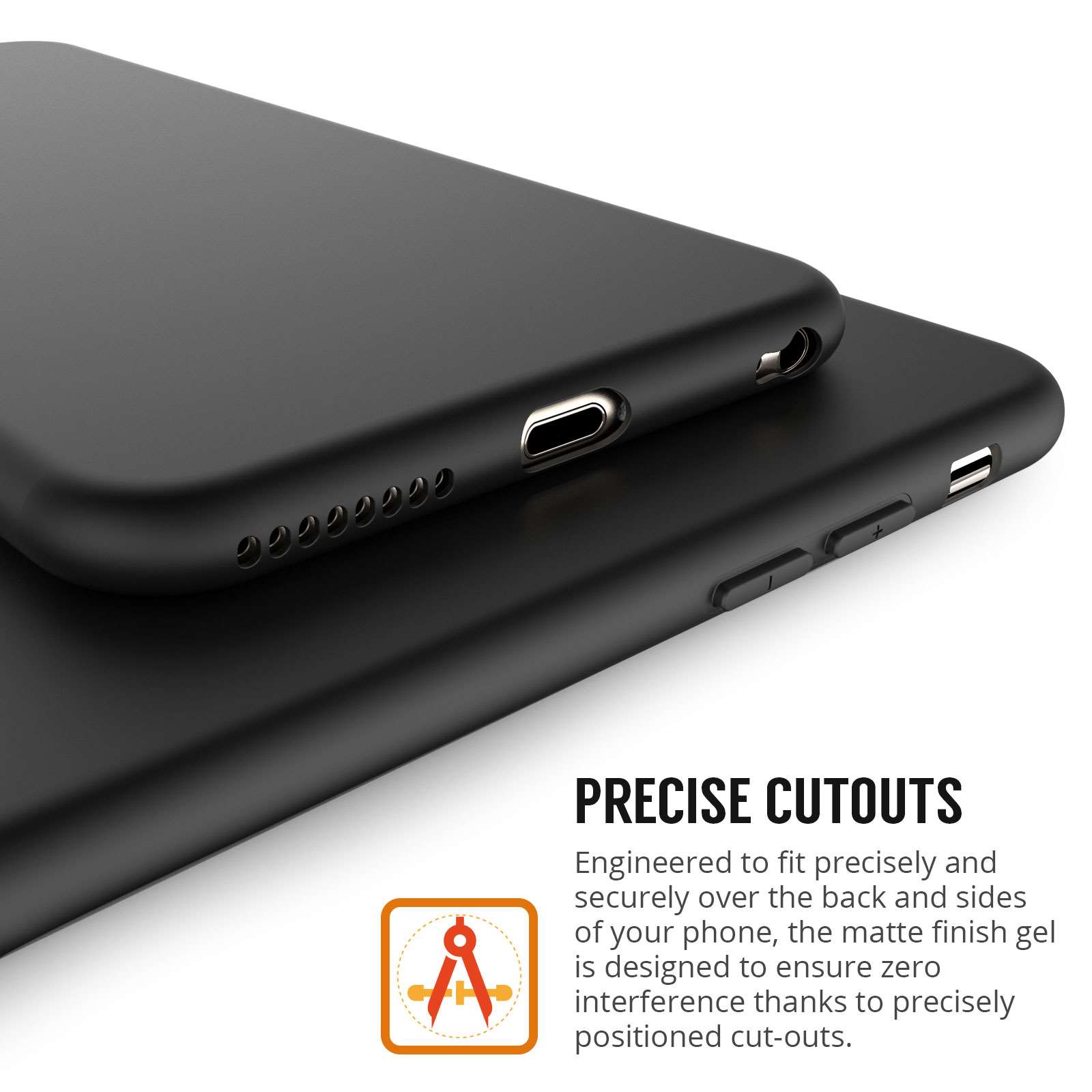 Veilig Bang om te sterven kijk in iPhone 6 / 6S Plus Case, Scratch Resistant - Ultra Slim & Lightweight - NO  Bulkiness - TPU Gel Soft