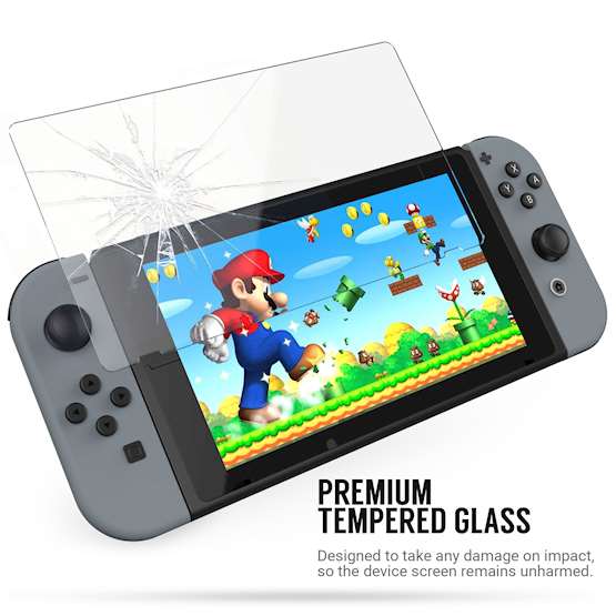 NINTENDO SWITCH GLASS SCREEN PROTECTOR (2-PACK)