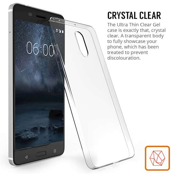 Nokia 6 Ultra Thin TPU Gel - Clear