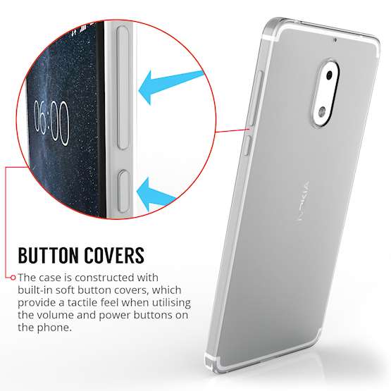 Nokia 6 Ultra Thin TPU Gel - Clear