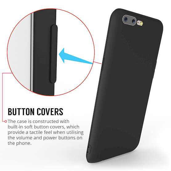OnePlus 5 Tpu Gel - Solid Black Matte