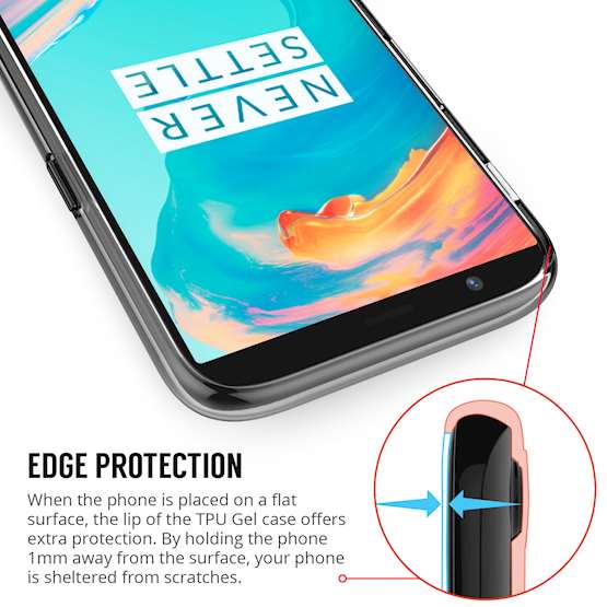 OnePlus 5T Ultra slim TPU Gel with Inner Dots