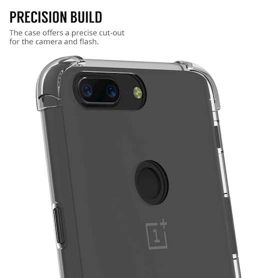 OnePlus 5T TPU Gel Soft Thin Silicone Back Cover - Crystal Clear