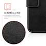 Samsung Galaxy Note 8 Real Leather Wallet - Black 