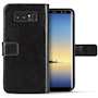 Samsung Galaxy Note 8 ID Real Leather Wallet - Black