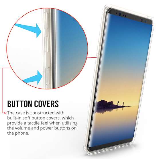 Samsung Galaxy Note 8 Bumper - Clear / Clear