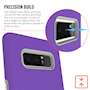 Samsung Galaxy Note 8 Textured Hybrid Case - Purple 