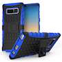 Samsung Galaxy Note 8 Kickstand Combo Case - Black / Blue