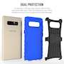 Samsung Galaxy Note 8 Kickstand Combo Case - Black / Blue