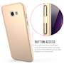 Samsung Galaxy A5 (2017) Case,  Scratch Resistant - Ultra Slim & Lightweight - NO Bulkiness - TPU Gel Soft Thin Silicone Back Cover - Gold