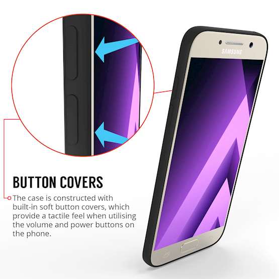 Samsung Galaxy A5 (2017) Tpu Silicone Gel - Solid Black Matte