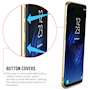 Samsung Galaxy S8 Case, Carbon Fibre Textured Gel Cover | Shock Absorbing | Lightweight & Slim TPU Gel Protection with Stand - Gold