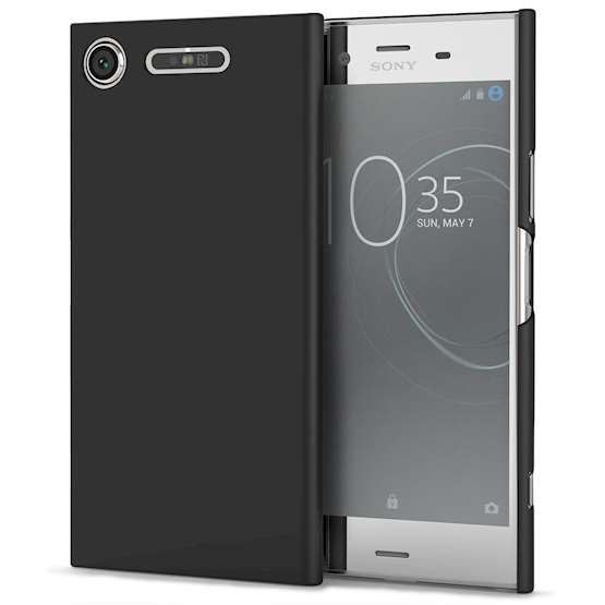Sony Xperia XZ1 Case,  Scratch Resistant - Matte Finish  - Lightweight & NO Bulkiness - TPU Gel Soft Thin Silicone Back Cover - Matte Black