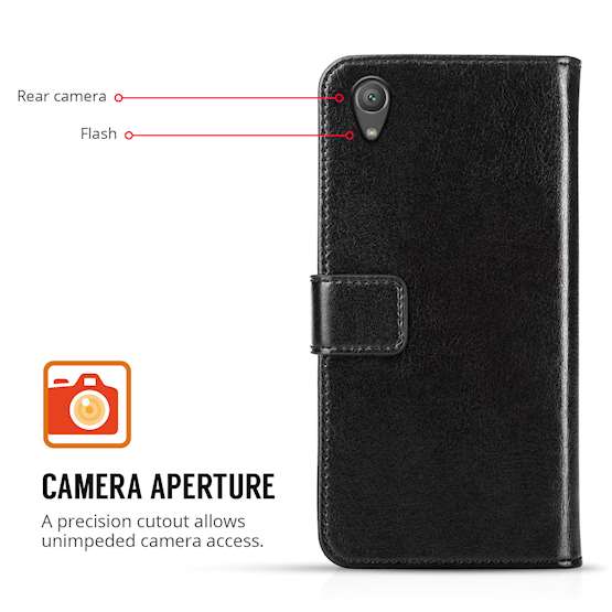 Sony Xperia XA1 Plus Leather Wallet Case | ID