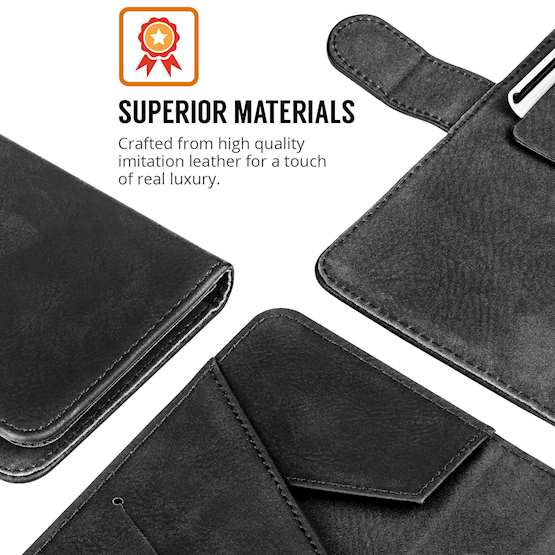 Centopi Universal Leather Case - Black (5.5