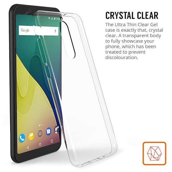 Wiko View XL Case,  Scratch Resistant - Ultra Slim & Lightweight - NO Bulkiness - TPU Gel Soft Thin Silicone Back Cover - Clear