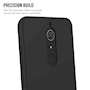 Wiko View XL Case,  Scratch Resistant - Ultra Slim & Lightweight - NO Bulkiness - TPU Gel Soft Thin Silicone Back Cover - Solid Black Matte