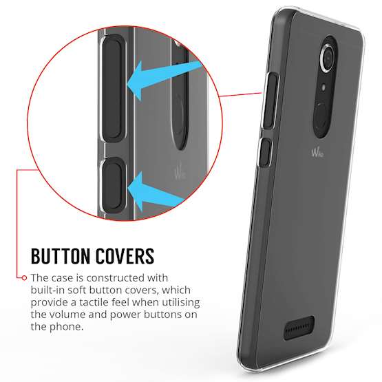 Wiko View Case,  Scratch Resistant - Ultra Slim & Lightweight - NO Bulkiness - TPU Gel Soft Thin Silicone Back Cover - Clear