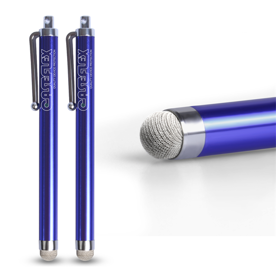 Caseflex Stylus Pen - Blue (Twin Pack)