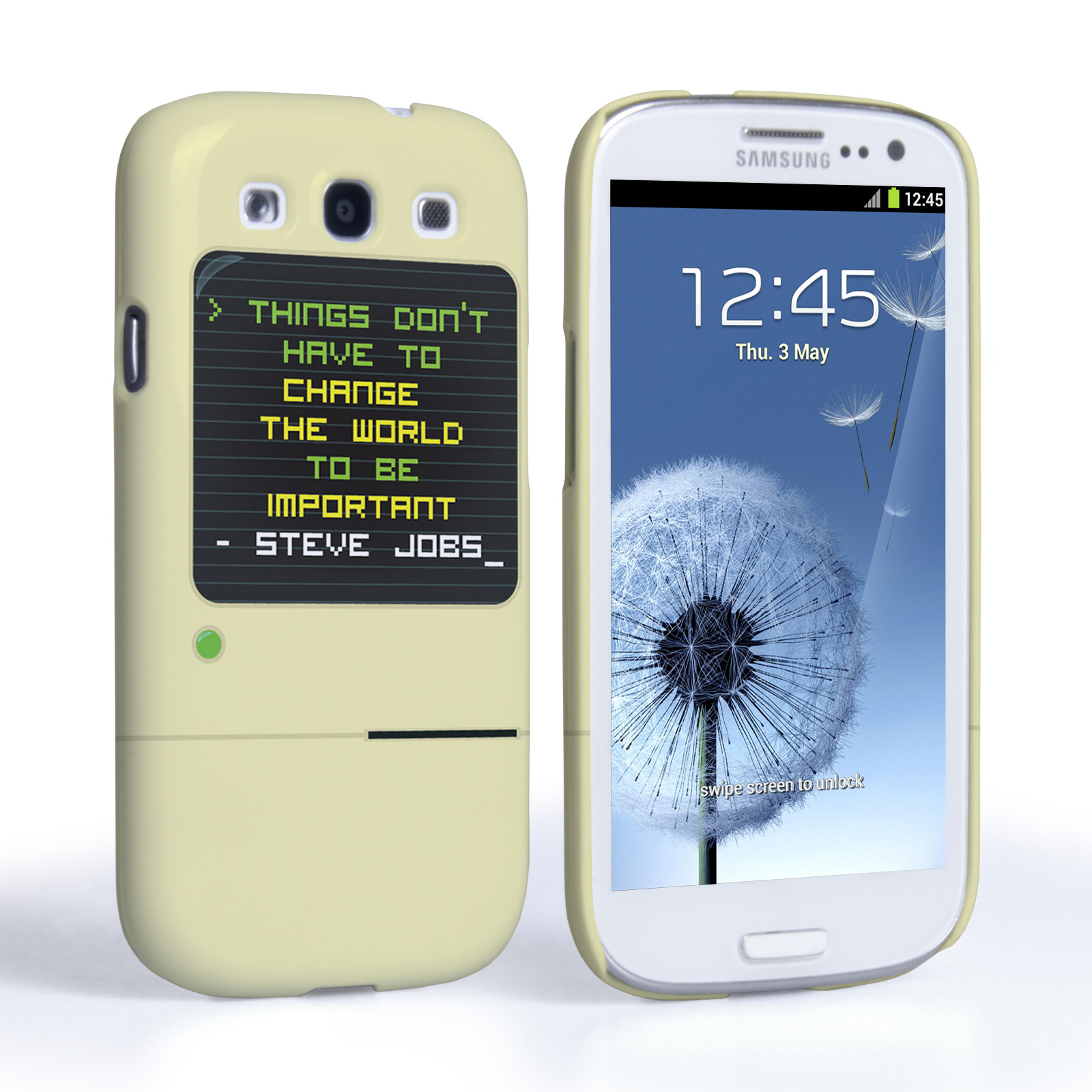 Caseflex Samsung Galaxy S3 Steve Jobs Quote Case