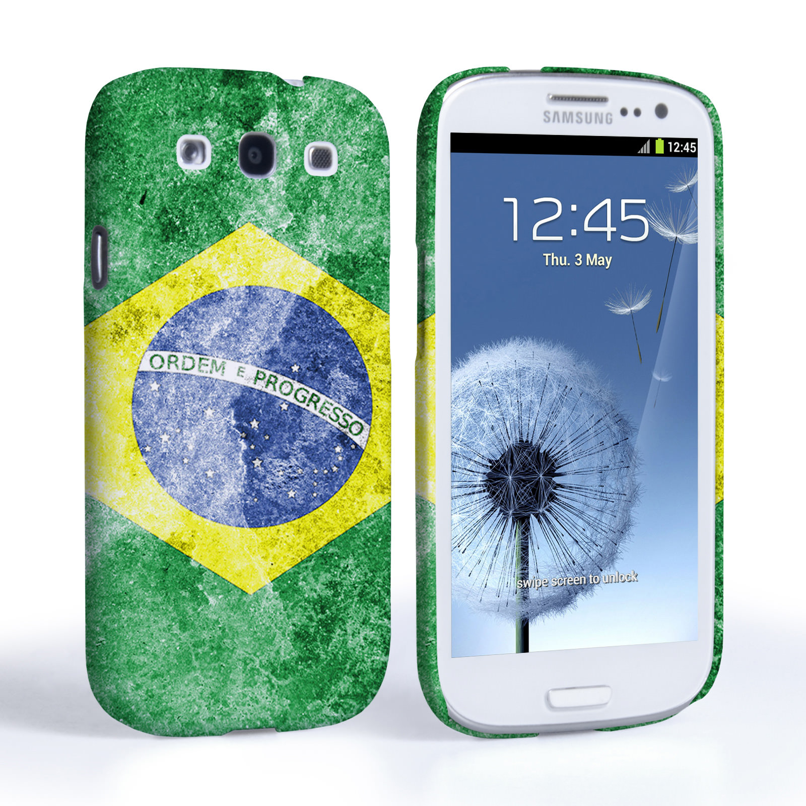 Caseflex Samsung Galaxy S3Retro Brazil Flag Case