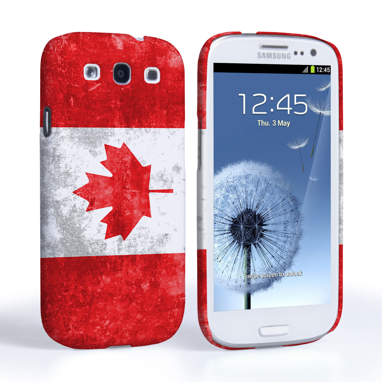 Caseflex Samsung Galaxy S3 Retro Canada Flag Case