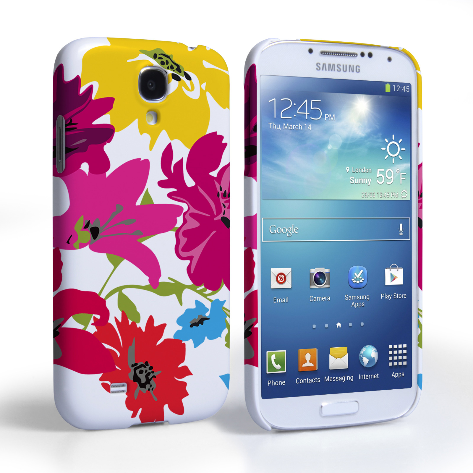 Caseflex Samsung Galaxy S4 Retro Flower Bouquet Case 