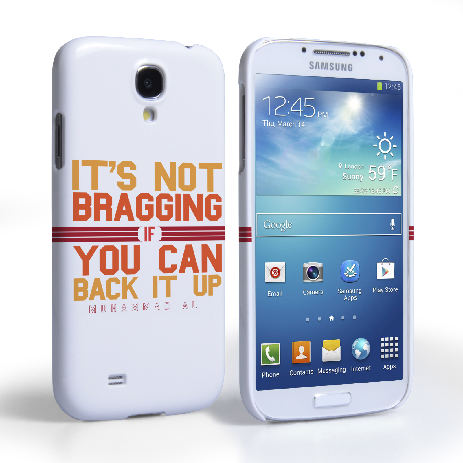 Caseflex Samsung Galaxy S4 Muhammad Ali Quote Case