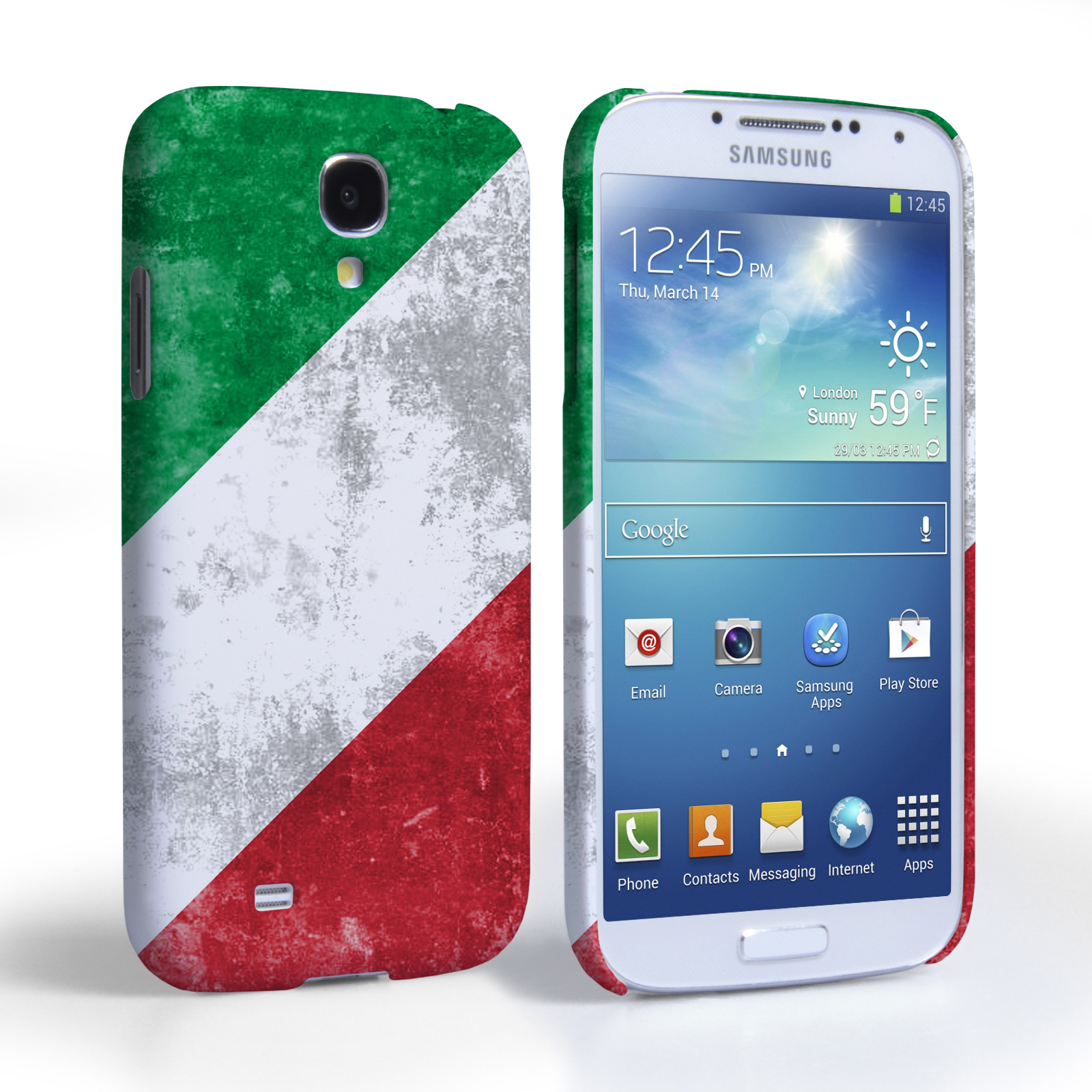 Caseflex Samsung Galaxy S4 Retro Italy Flag Case