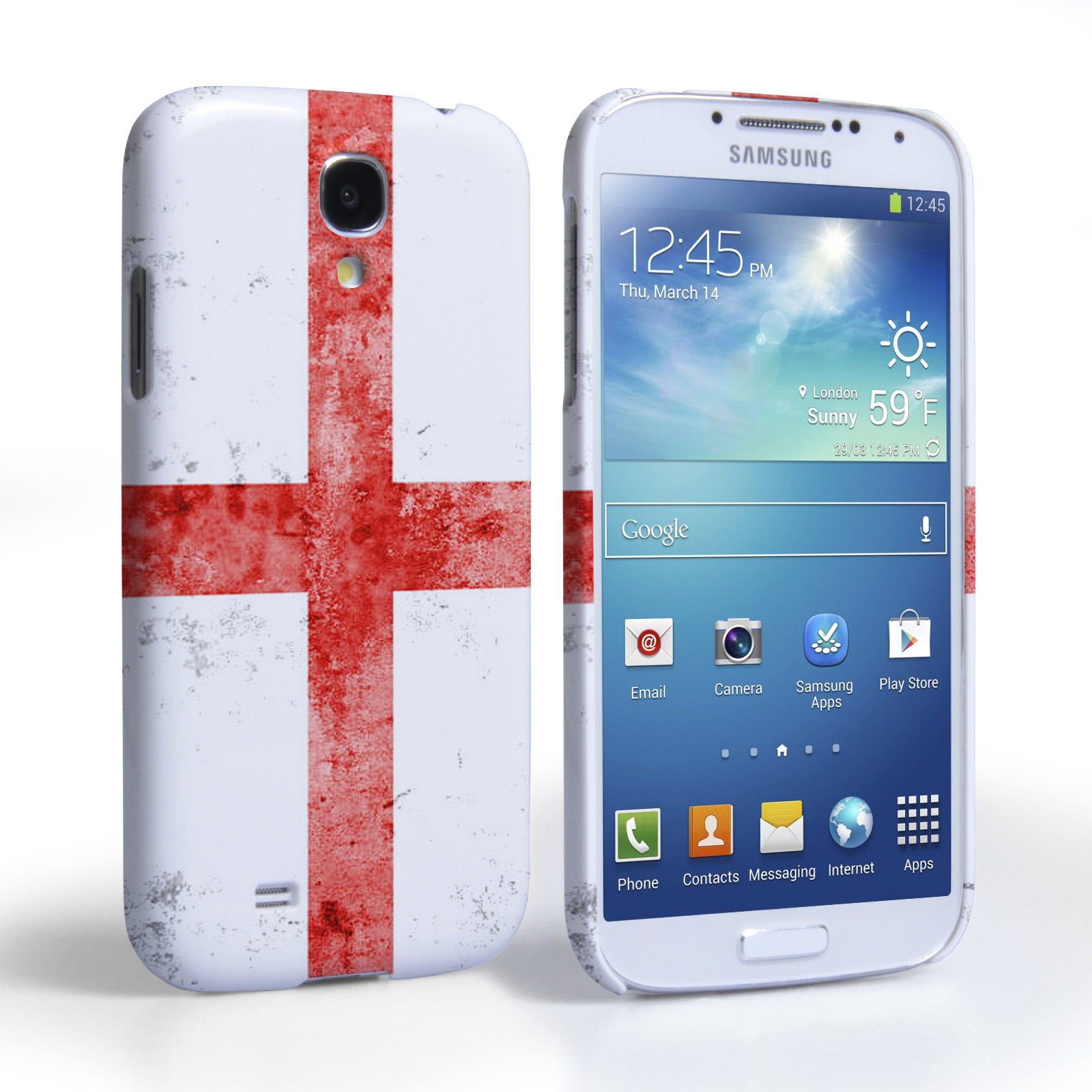 Caseflex Samsung Galaxy S4 Retro England Flag Case