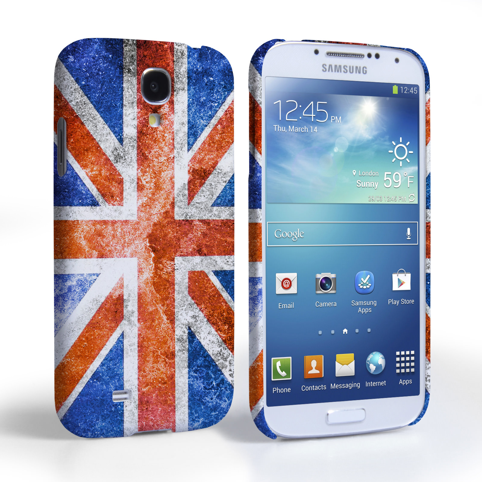 Caseflex Samsung Galaxy S4 Retro Union Jack Flag Case