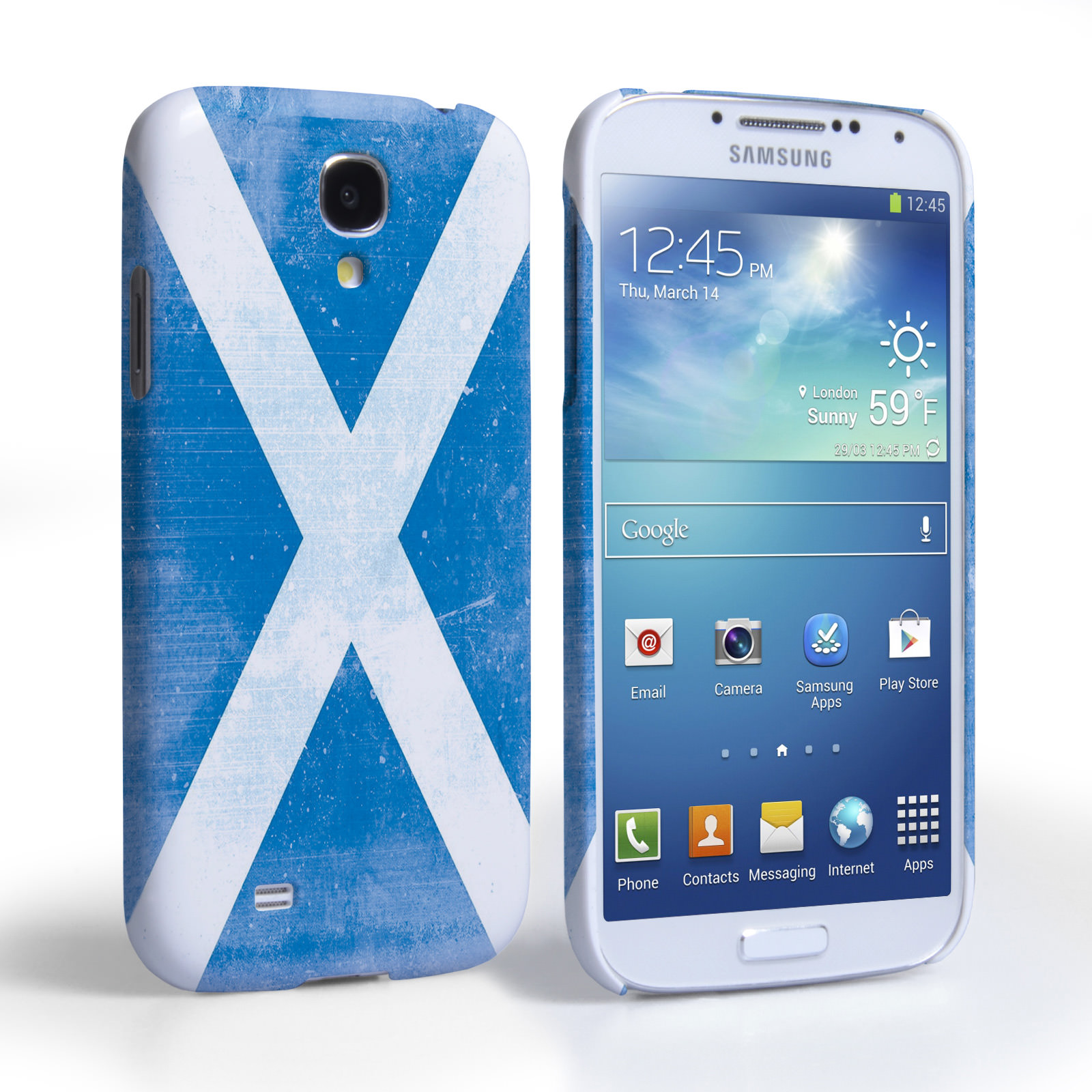 Caseflex Samsung Galaxy S4 Retro Scotland Flag Case