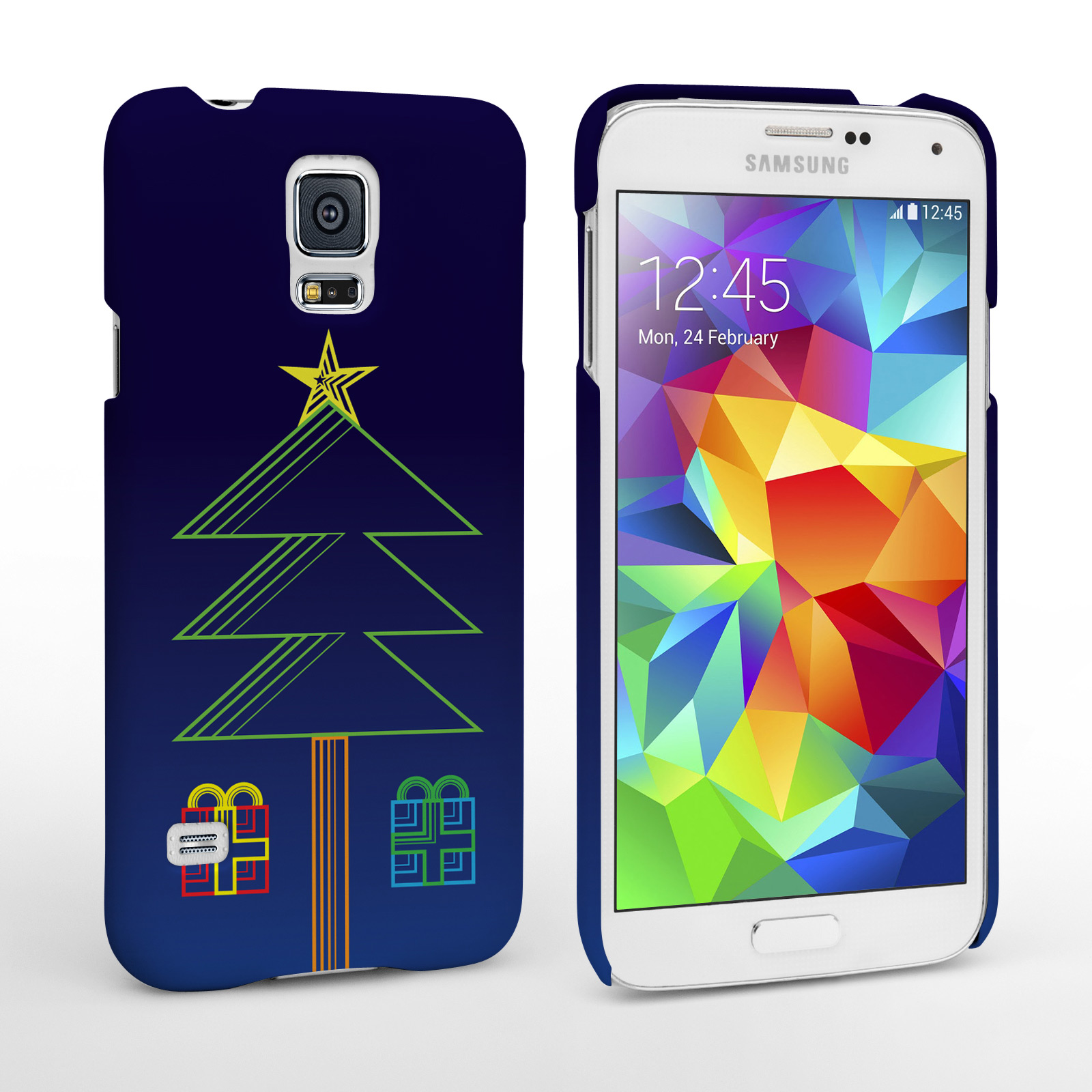 Caseflex Samsung Galaxy S5 Christmas Tree And Presents Hard Case