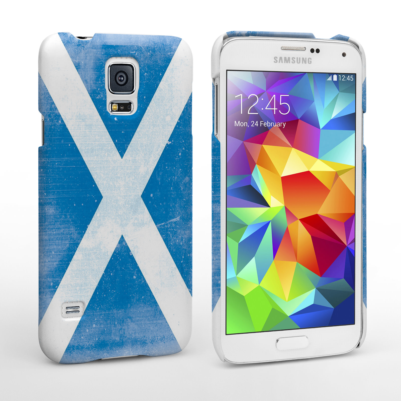 Caseflex Samsung Galaxy S5 Retro Scotland Flag Case