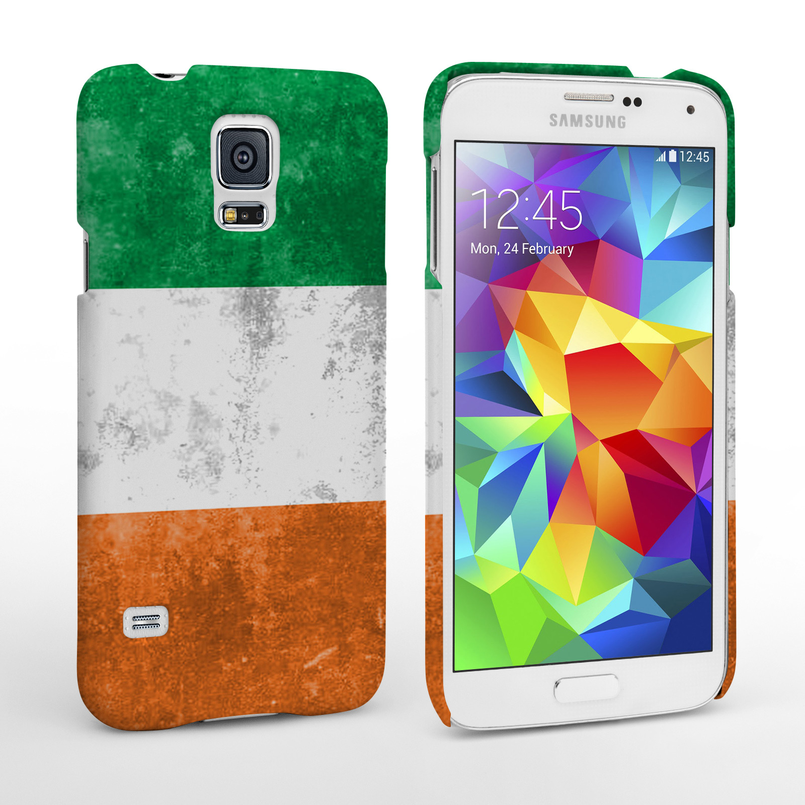 Caseflex Samsung Galaxy S5 Retro Ireland Flag Case