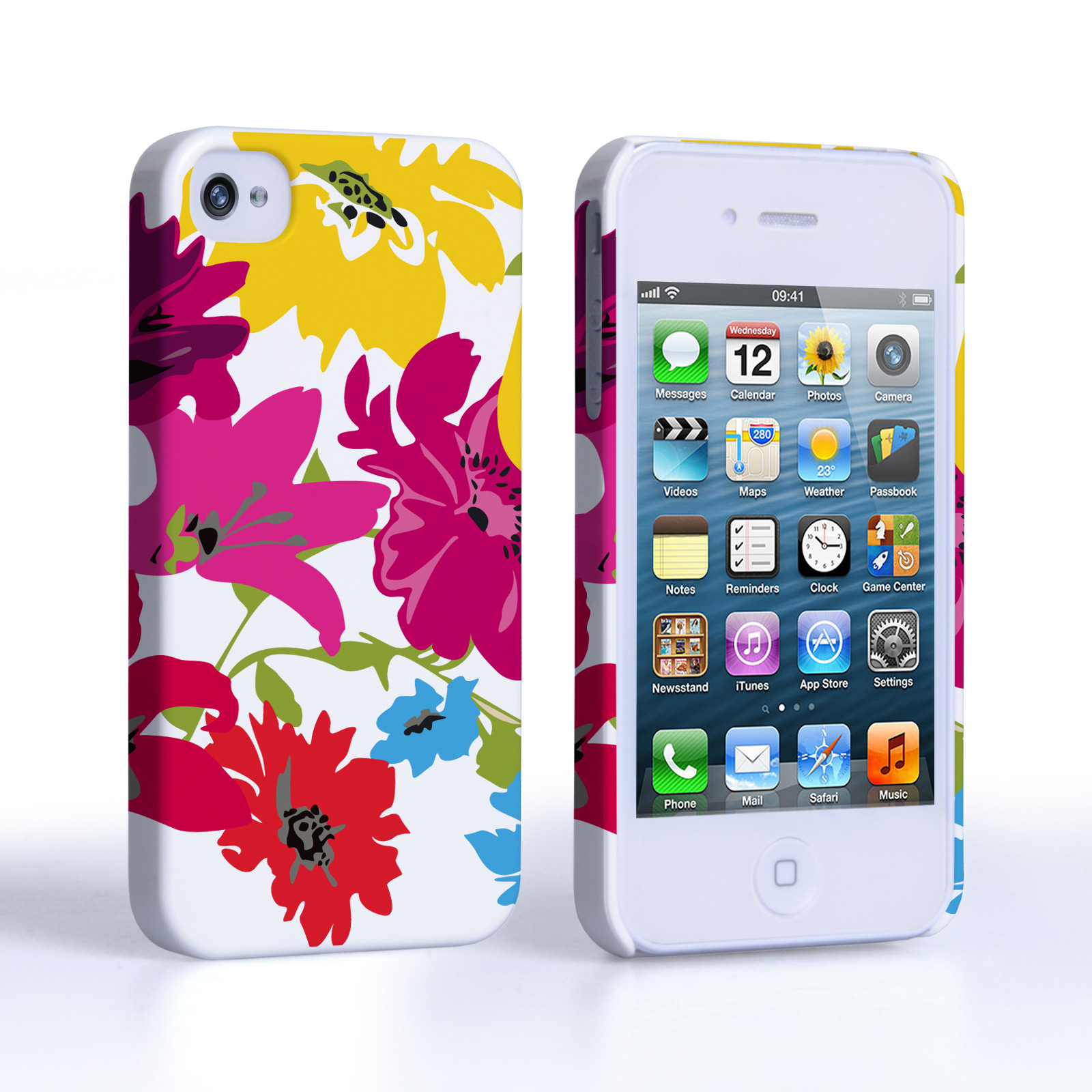 Caseflex iPhone 4 / 4S Retro Flower Bouquet Case 