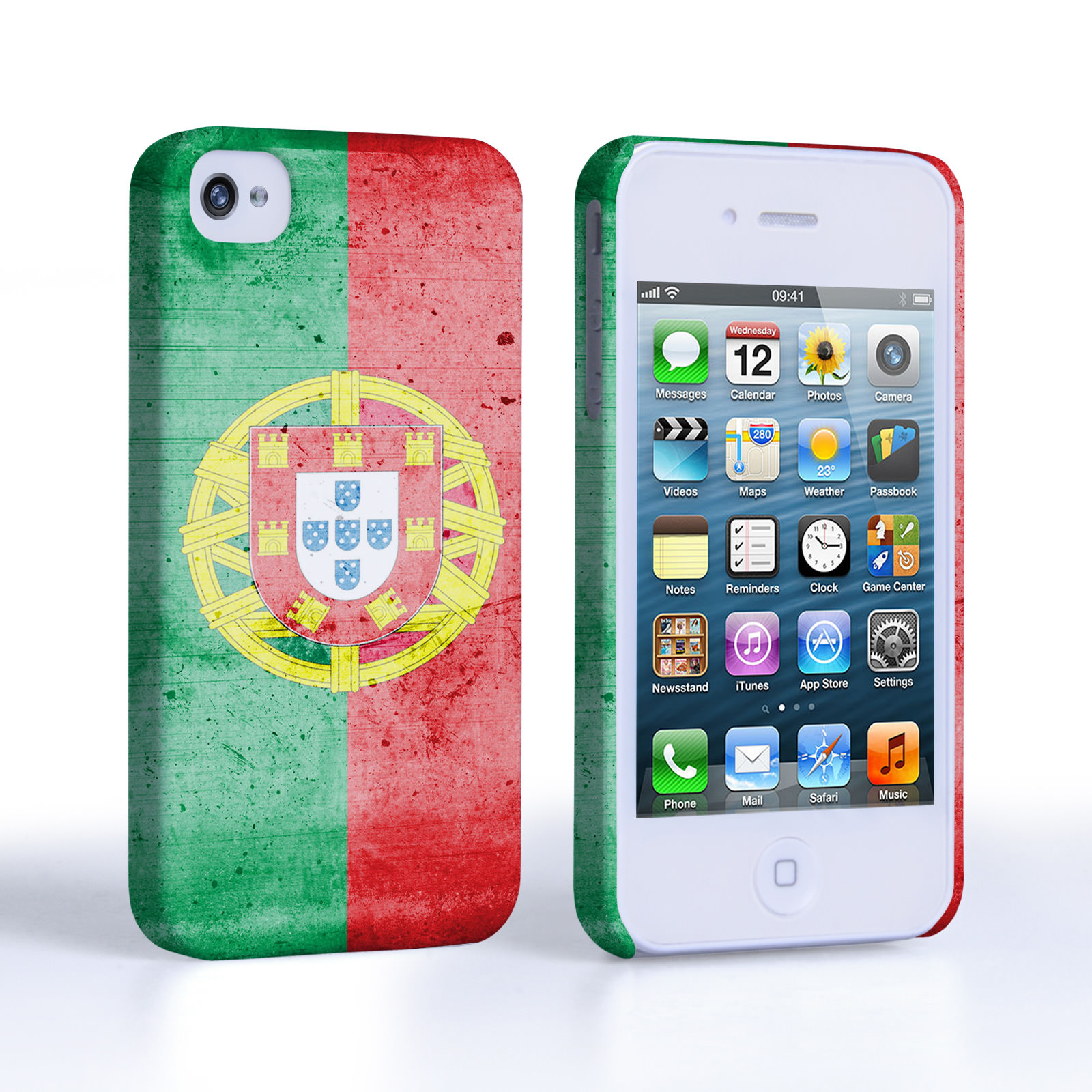 Caseflex iPhone 4 / 4S Retro Portugal Flag Case