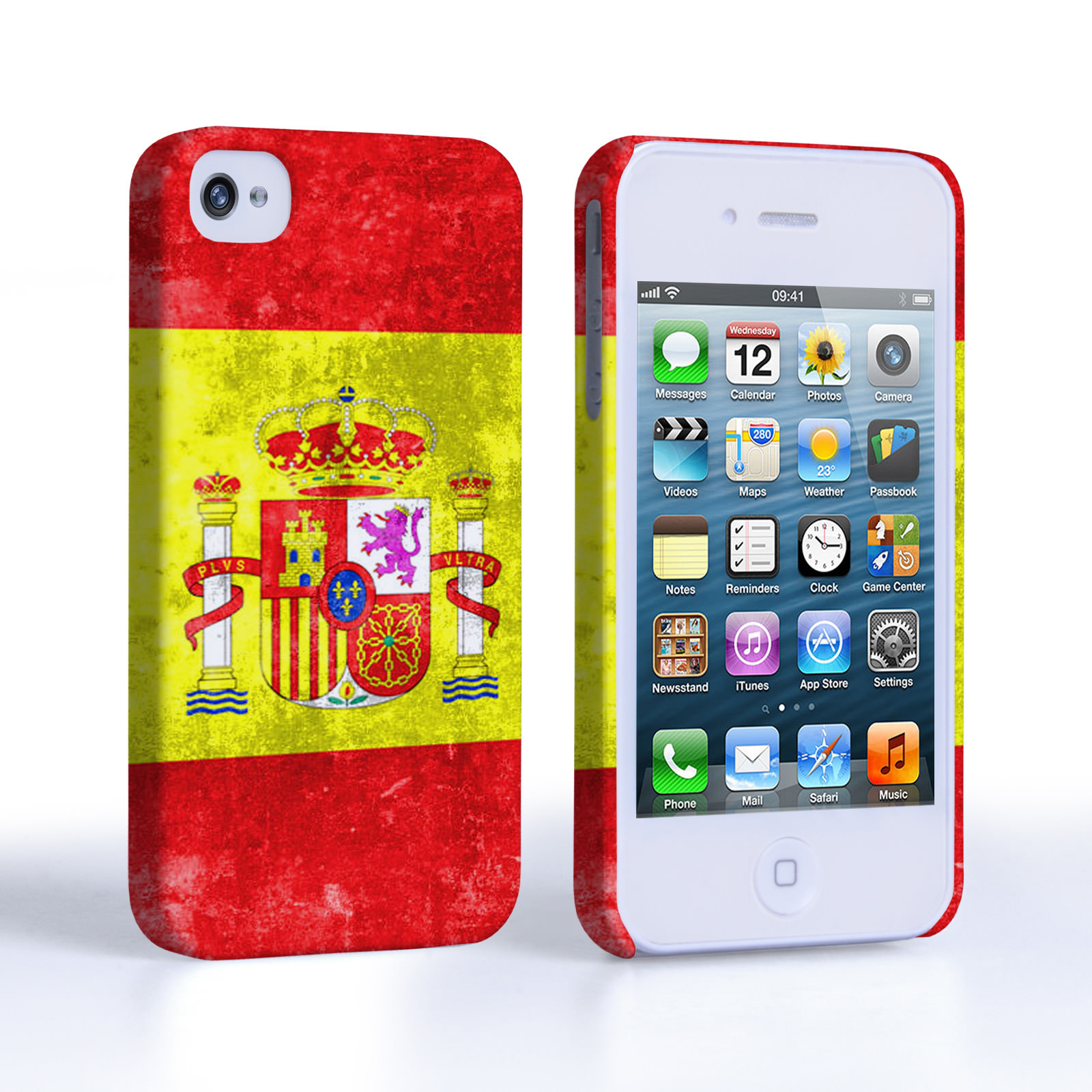 Caseflex iPhone 4 / 4S Retro Spain Flag Case