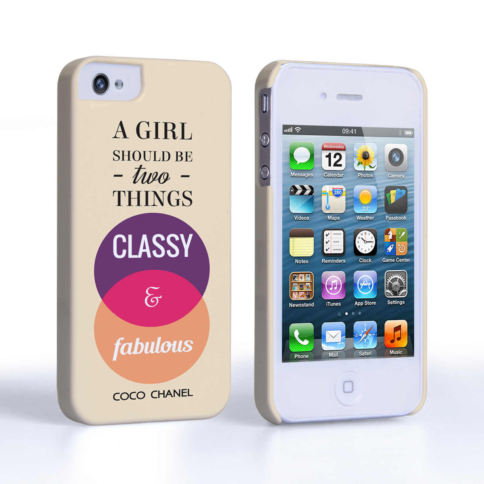 Caseflex iPhone 4/4s Chanel ‘Classy and Fabulous’ Quote Case