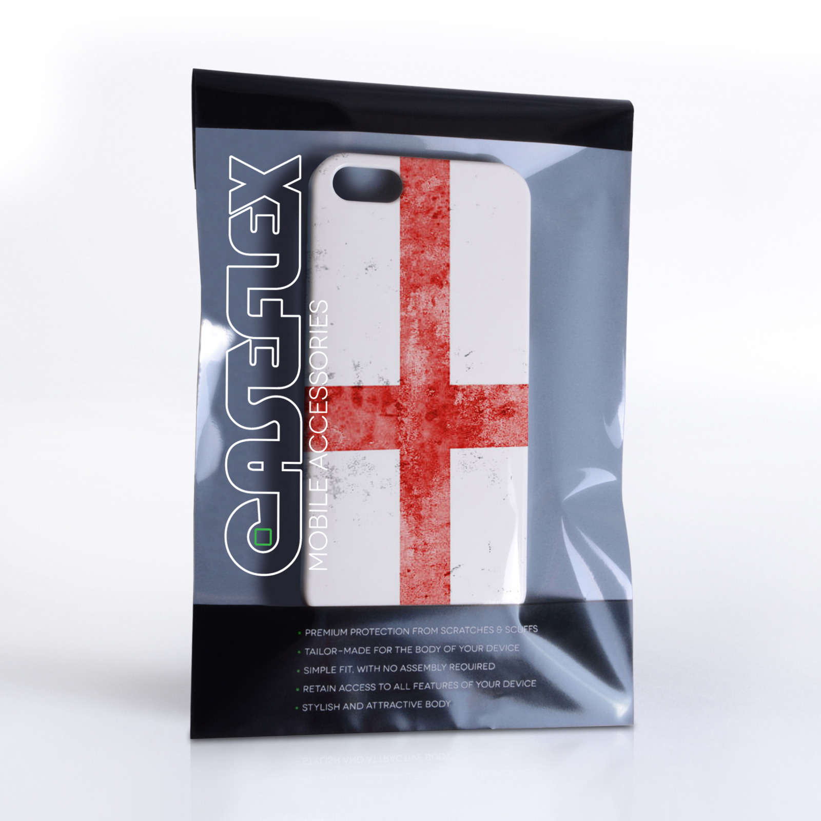 Caseflex iPhone 5 / 5S Retro England Flag Case