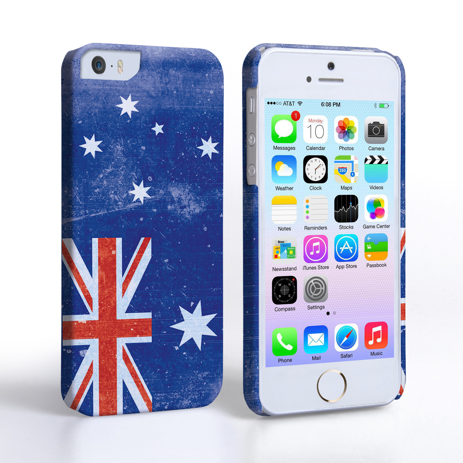 Caseflex iPhone 5/5s Retro Australia Flag Case
