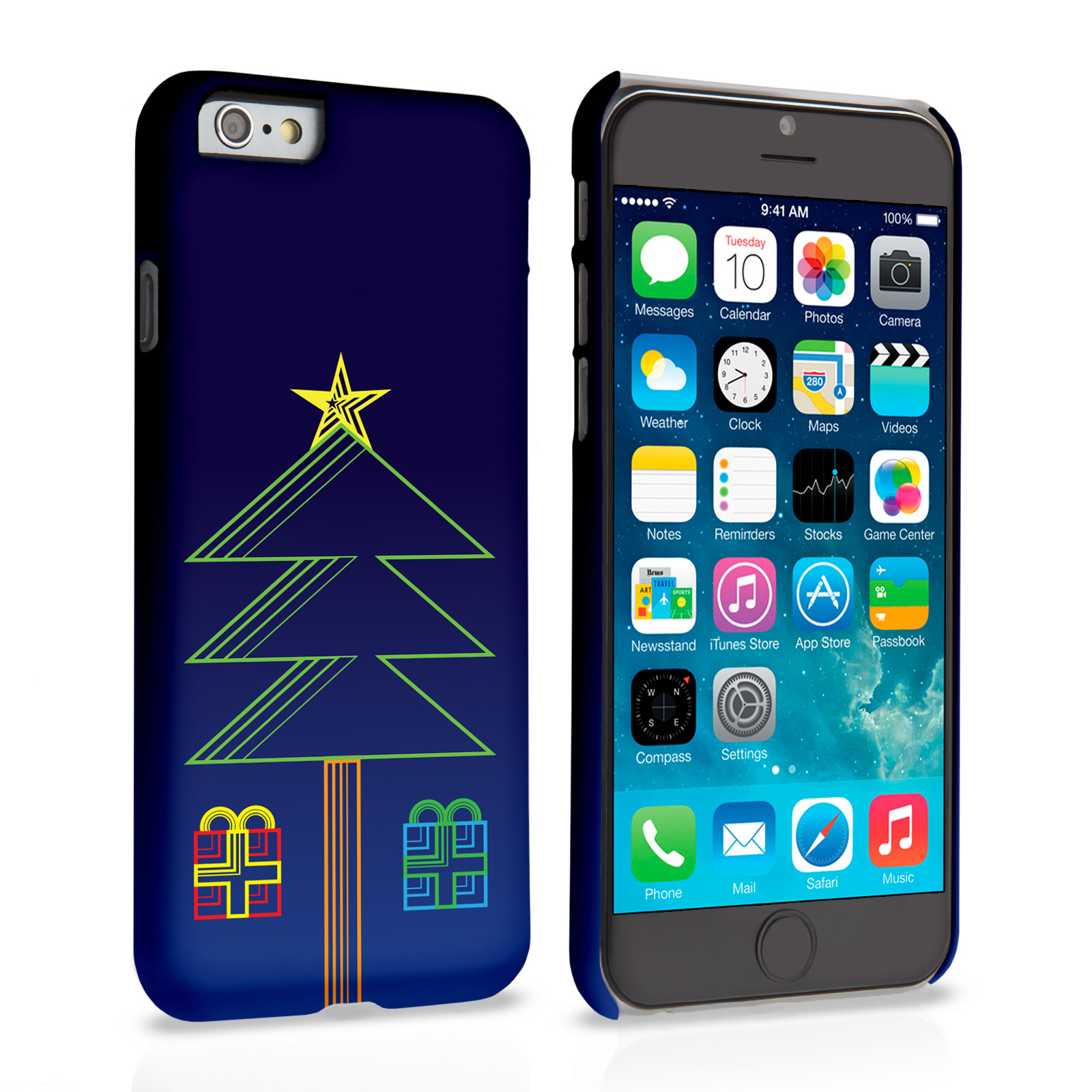 Caseflex iPhone 6 and 6s Christmas Tree And Presents Hard Case