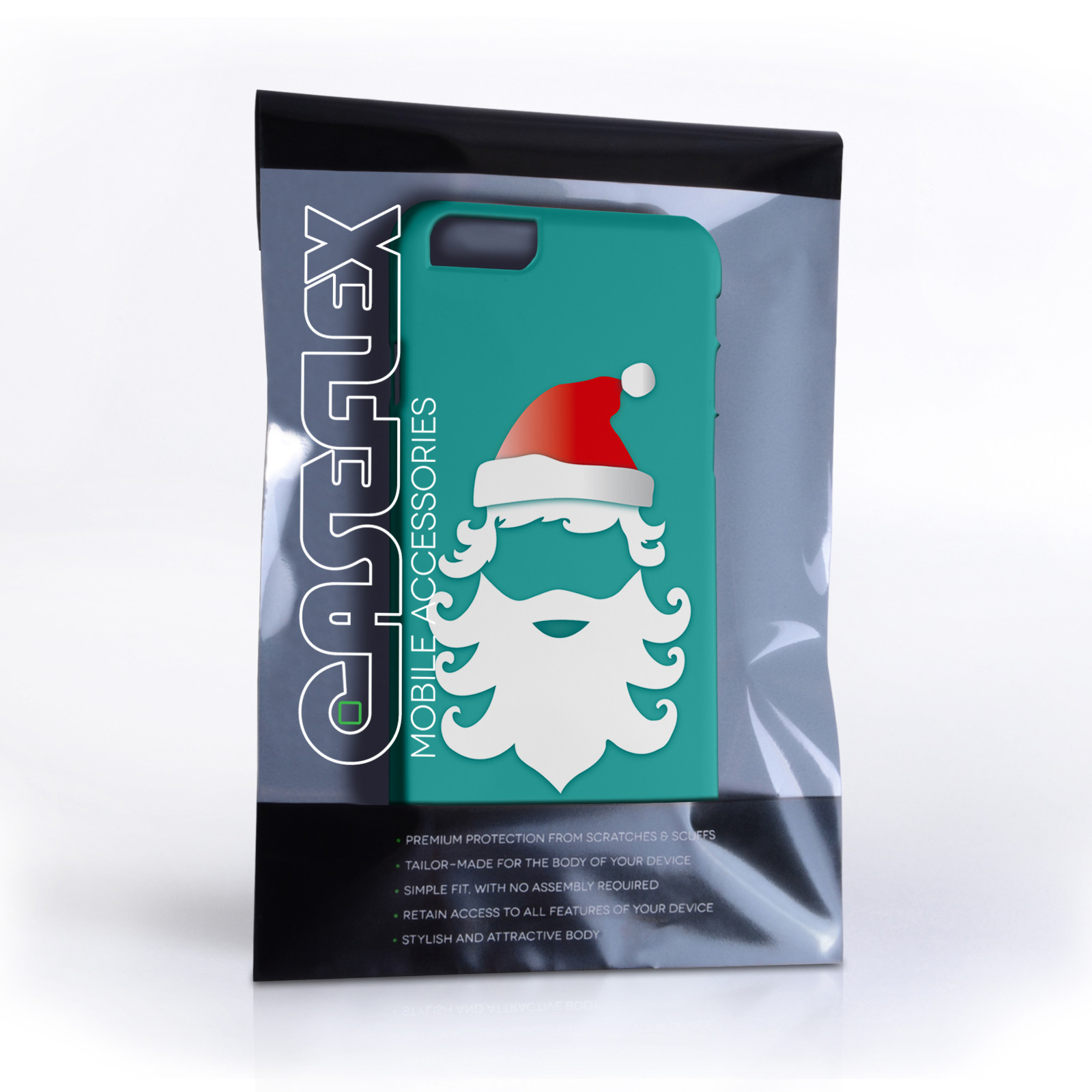 Caseflex iPhone 6 and 6s Christmas Santa Claus Hard Case