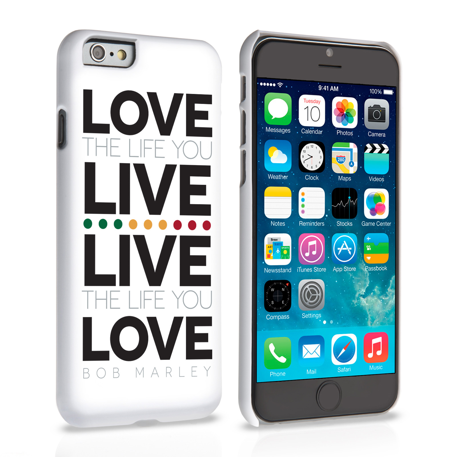 Caseflex iPhone 6 and 6s Bob Marley Quote Case