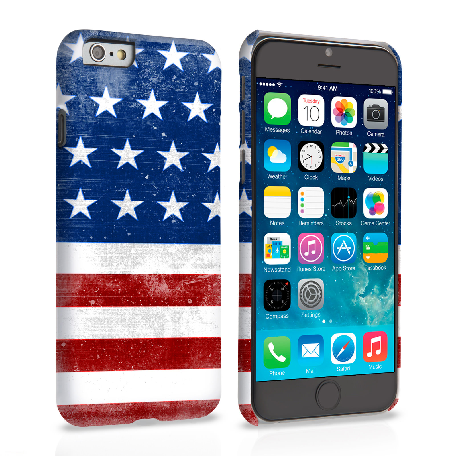 Caseflex iPhone 6 and 6s Retro USA Flag Case